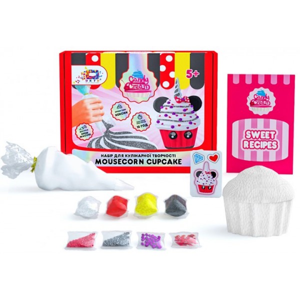 129834 Creative Set ТМ Candy Cream Mousecorn Cupcake/ Набір для творчості ТМ Candy Cream Mousecorn Cupcake