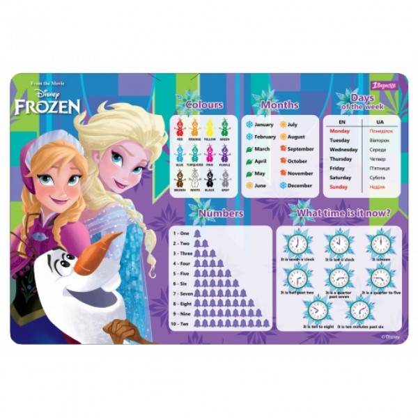 82456 Підкладка для столу дитяча "Frozen"