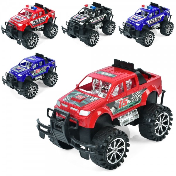 247832 Джип 22812-13  інерц, 23см, 2 види (1 вид - поліція), у пакеті, 23-14-13,5см