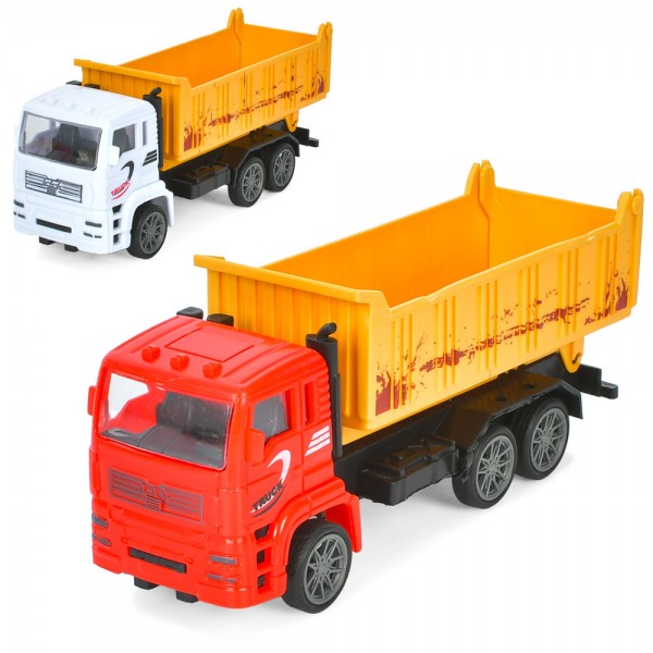 247862 Машина 1801-4 самоскид,17см,інерція, 2 види, в пакеті, 24-14-5см