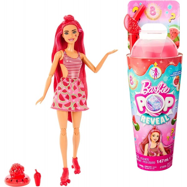 160352 Лялька Barbie "Pop Reveal" серії "Соковиті фрукти" – кавуновий смузі