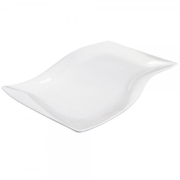 62553 Блюдо фарфор "Волна" 30.5*18.5*2см., MC2618-12