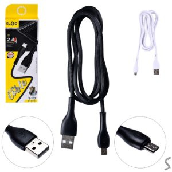 245881 Кабель KLGO USB to Micro 2.4A 1.0м., WL-1420