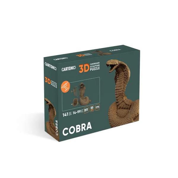 178878 Картонний конструктор "Cartonic 3D Puzzle COBRA"