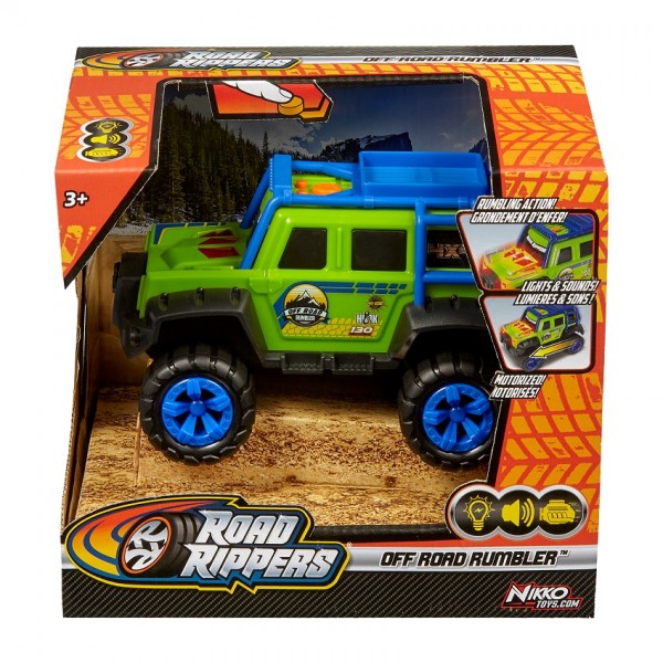 203271 Машинка іграшкова - Off Road Rumbler ™ Forest Green, рух, світло та звук