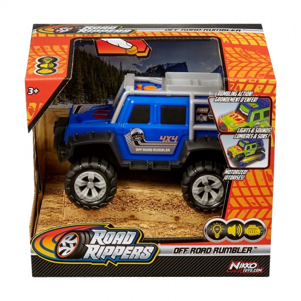 185843 Машинка іграшкова - Off Road Rumbler ™ Deep Blue, рух, світло та звук