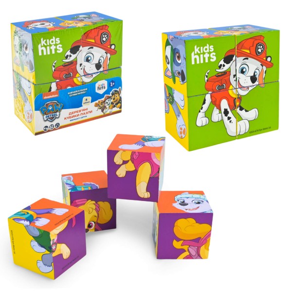 223371 Іграшка дерев'яна KidsHits Paw Patrol арт. KH20/049 кубики