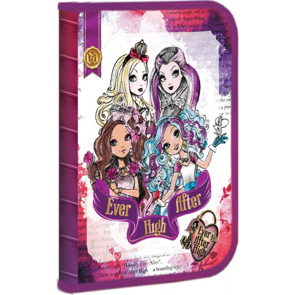 3499 Тека для праці пласт. на блискавці  з внутр. кишенею FC "Довго та щасливо"