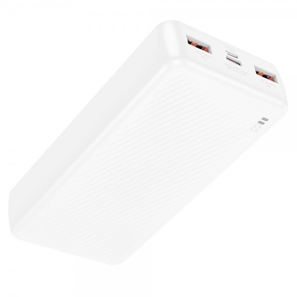 226491 Універсальна Мобільна Батарея Power Bank Borofone BJ56A Graceful 22.5W+PD20W 20000 mAh (Бiлий)