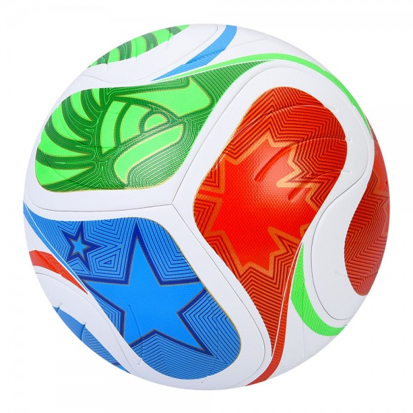 247833 М'яч футбольний EN-3327 розмір 5, PU 3,5мм, ламінований, 400-420г, кул.