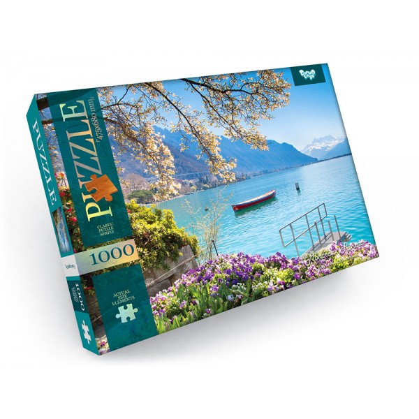 244761 Пазли 1000 ел. с.10 №2 "MONTREUX RIVIERA"