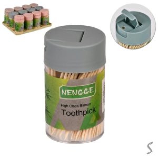 162268 Зубочистки бамбукові 220шт/уп R88828