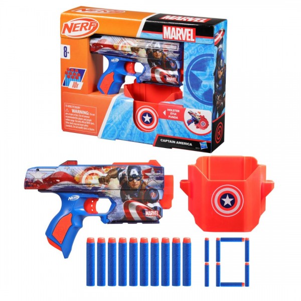 246471 NERF Набір з бластером іграшковим "Капітан Америка"