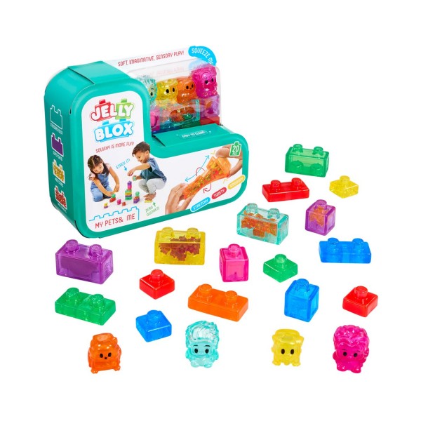 261083 Сенсорний конструктор JELLY BLOX - ДРУЗІ ТА УЛЮБЛЕНЦІ