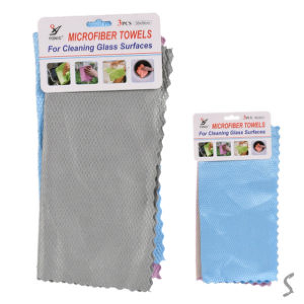 247082 Ганчірка для прибирання/полірування 3шт/уп 30*30см R89718