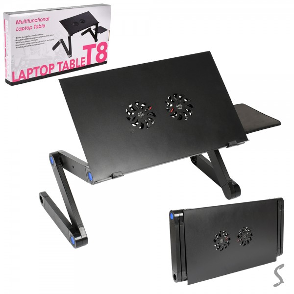 247379 Столик-підставка для ноутбука 49*28см USB-панель R32251