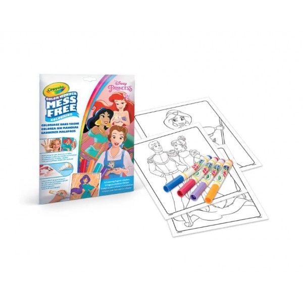 172723 Розмальовка Color Wonder Disney Princess, 18 сторінок