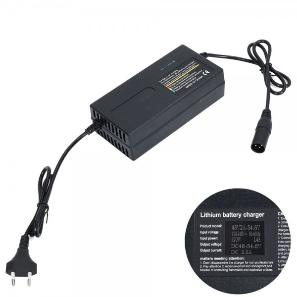260214 Зарядний пристрій GS-Charger (1шт) до електрофетбайка GHOST, 54,6V, 2.0A