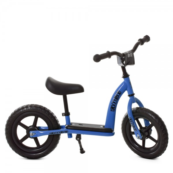 100834 Біговел дитячий PROFI KIDS 12д. М 5455-3 колеса EVA, пласт.обід, підст.для ніг, підніжка, блакитний.