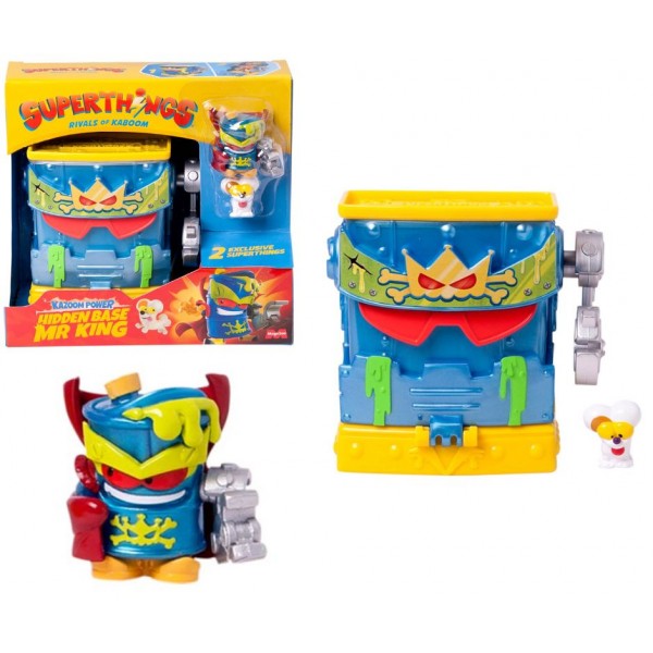 244584 Ігровий набір SUPERTHINGS серії "Kazoom Power" - ПРИХОВАНА БАЗА МІСТЕРА КІНГА