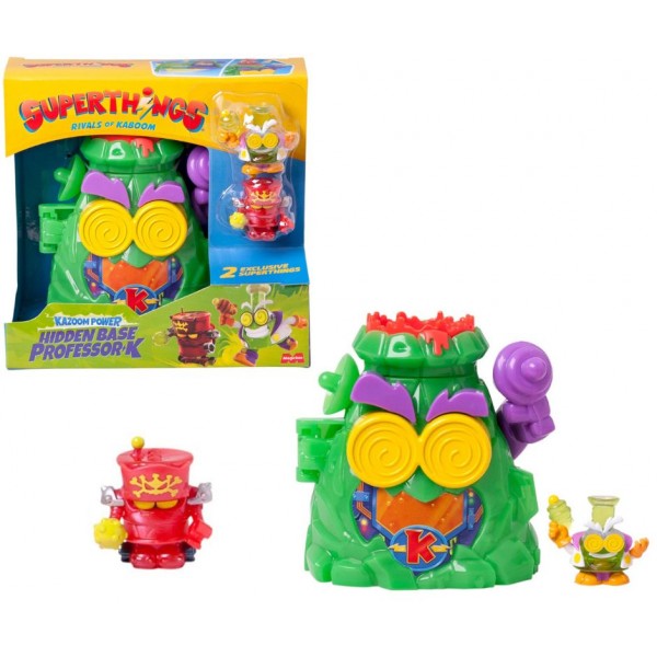 244585 Ігровий набір SUPERTHINGS серії "Kazoom Power" - ПРИХОВАНА БАЗА ПРОФЕСОРА К