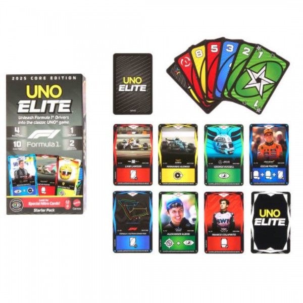250252 Настільна гра UNO Elite "F1"