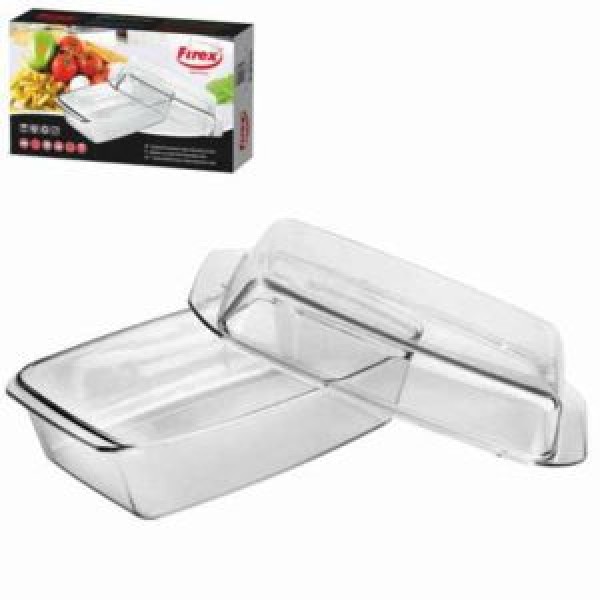 36848 Противень з термоскла з кришкою 3.0л, 236760