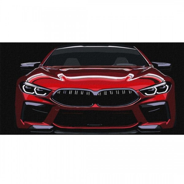 246503 KHO "Розкішний червоний" 40х80см