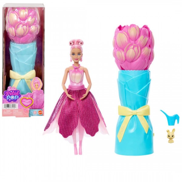 248884 Набір-сюрприз з лялькою Barbie Petal Pop "Рожевий тюльпан"