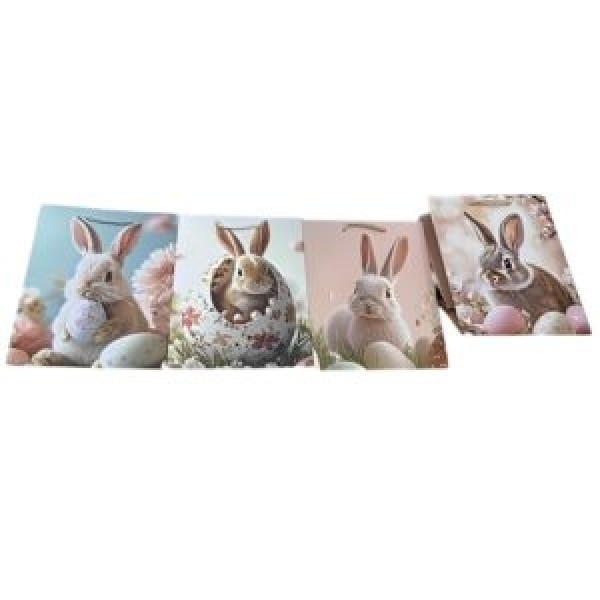 262717 Пакет великодній паперовий L "Easter Bunny" 30*41.5*12см