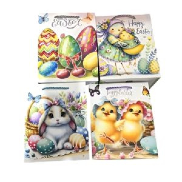 262724 Пакет великодній паперовий S "Easter Basket" 18*10*23см