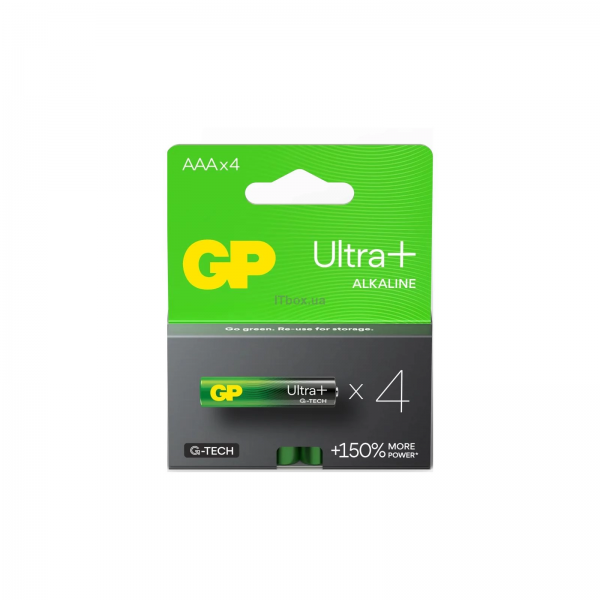 172920 24AUP21-SB4 Батарейка GP Ultra Plus Alkaline 1,5V (LR3) (80/320)