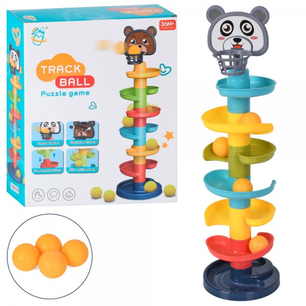 246700 Гра MBX094 2в1 (міні-баскетбол, трек), вежа (розбірна), кульки 4шт, кор., 23,5-28-7 см.