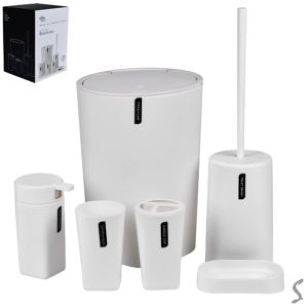 247147 Набір для ванної 6пр/наб 21*21*28см R100763