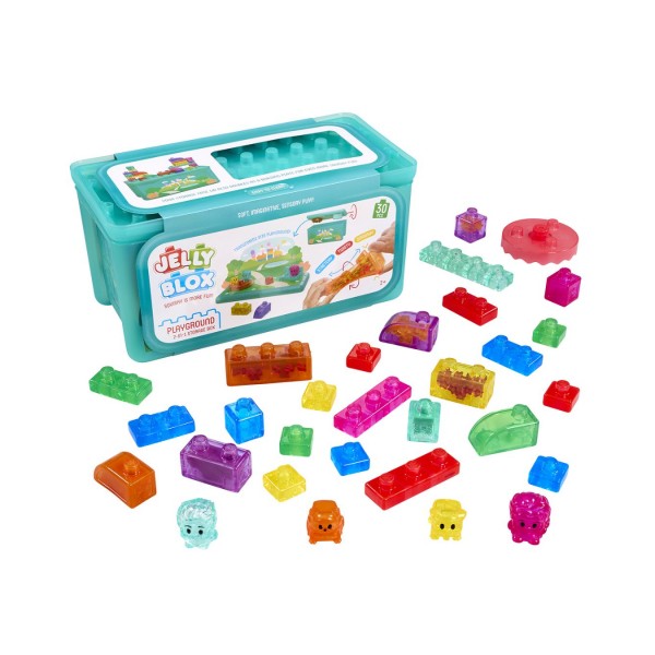 261186 Сенсорний конструктор JELLY BLOX - У КЕЙСІ 2 В 1: ІГРОВИЙ МАЙДАНЧИК