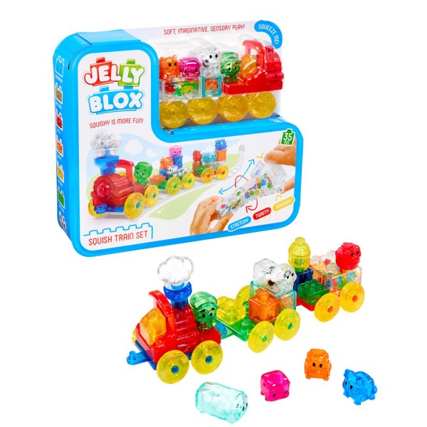 261195 Сенсорний конструктор JELLY BLOX - ПОЇЗД