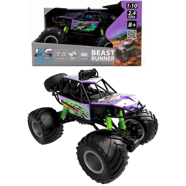 259188 Автомобіль KS DRIVE на р/к - BEAST RUNNER (2.4 GHz, акум. 7.4 V, бузковий)