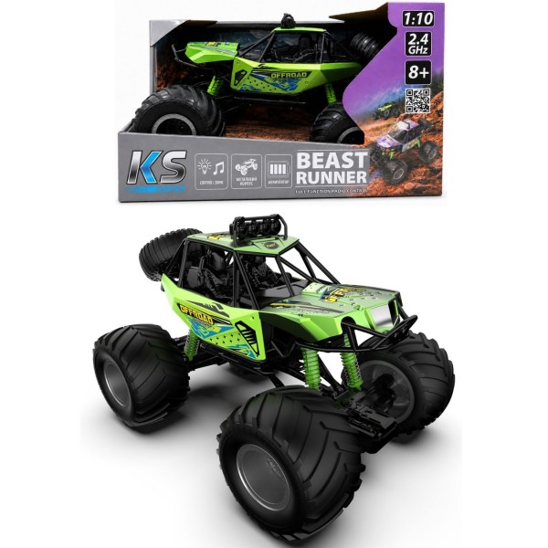 259189 Автомобіль KS DRIVE на р/к - BEAST RUNNER (2.4 GHz, акум. 7.4 V, зелений)