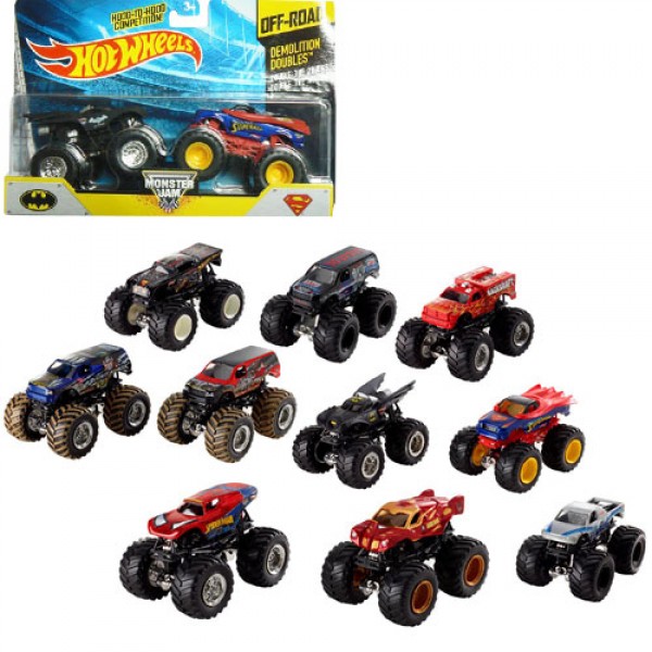 36116 Набір з 2-х машинок серії «Monster Jam» Hot Wheels в ас.