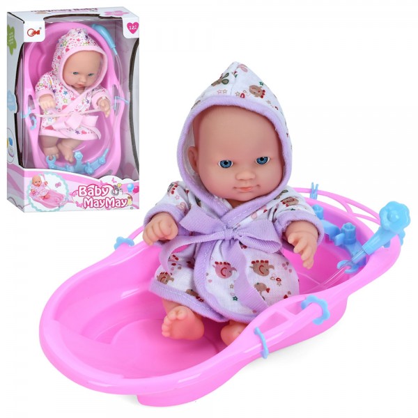 252131 Пупс 919-K (60шт) ванна 25см, 2 види, в кор-ці, 17-29-9см