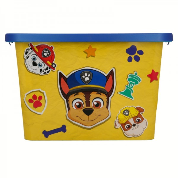 180719 Коробка для іграшок пластикова Щенячий патруль, 7л., STOR STORAGE CLICK BOX 7 L PAW PATROL BOY PLAIN 