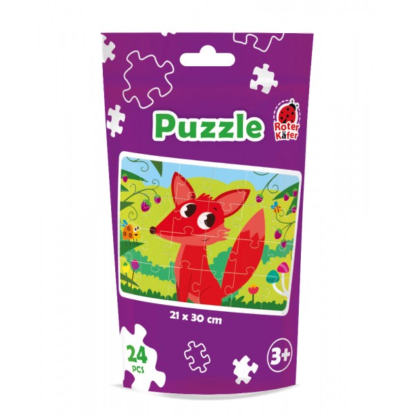 148186 Puzzle in stand-up pouch "Fox" RK1130-03