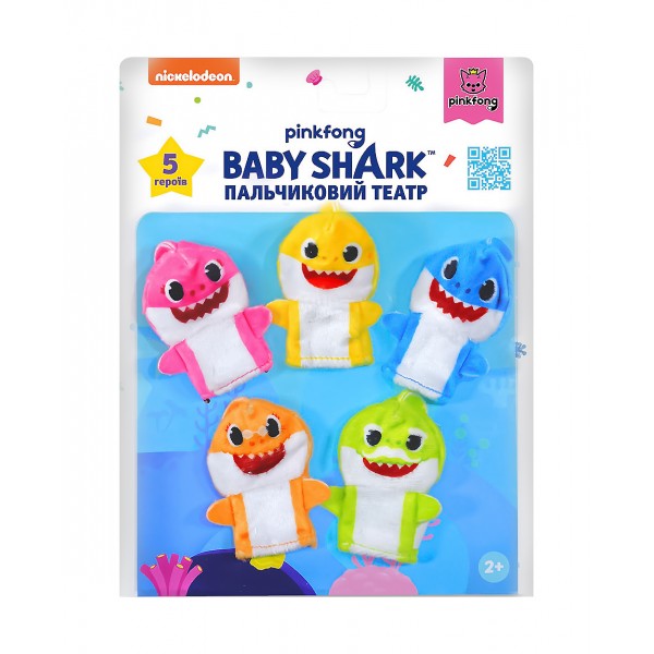 144449 Ігровий набір BABY SHARK - ПАЛЬЧИКОВИЙ ТЕАТР (5 фігурок)