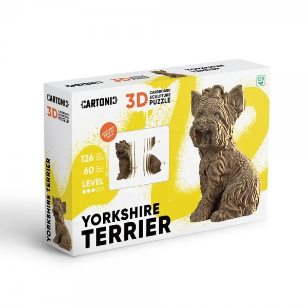 220569 Картонний конструктор "Cartonic 3D Puzzle YORKSHIRE TERRIER"