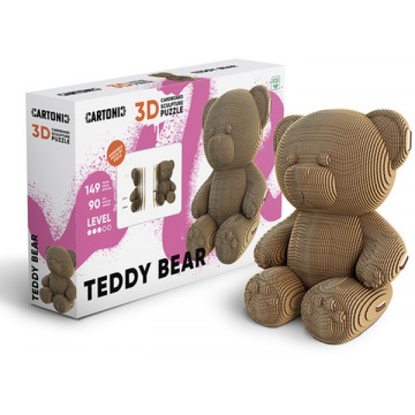 221860 Картонний конструктор "Cartonic 3D Puzzle TEDDY BEAR"
