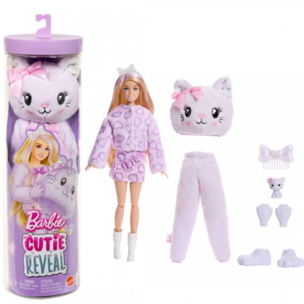 246950 Лялька Barbie "Cutie Reveal" серії "Милі бантики" – кошеня