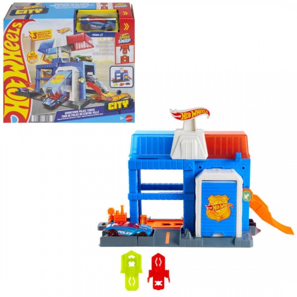 246951 Ігровий набір "Поліцейська вежа в місті" Hot Wheels