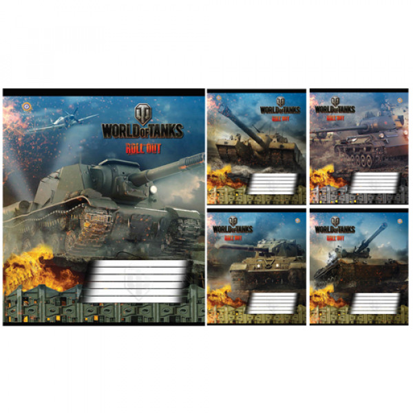 8202 А5/18 лин. ЗУ WOT Fire -16 тетрадь ученич.