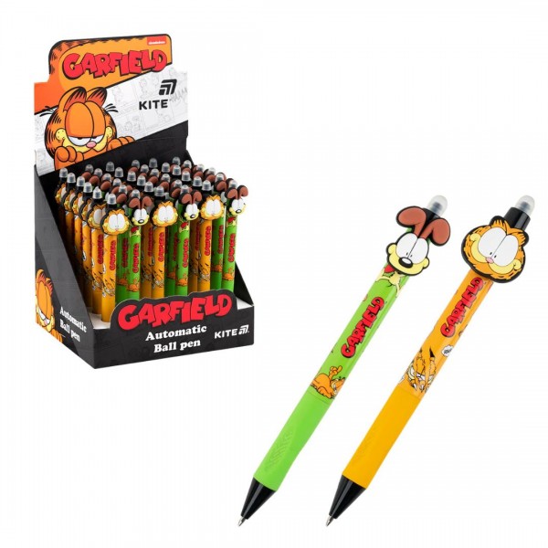 228282 Ручка кулькова автоматична з фігуркою GF, синя