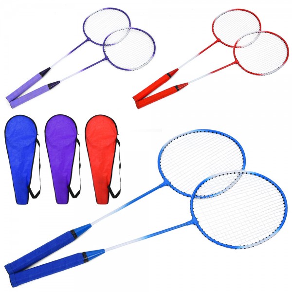 247885 Бадмінтон MS 4597рак2шт(66см,метал)дер.ручка3 кол,у чохлі,67-23-3см